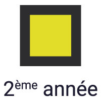 Galon grade de jeune sapeur-pompier de 2ème année