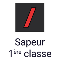 Galon de grade sapeur de premire classe